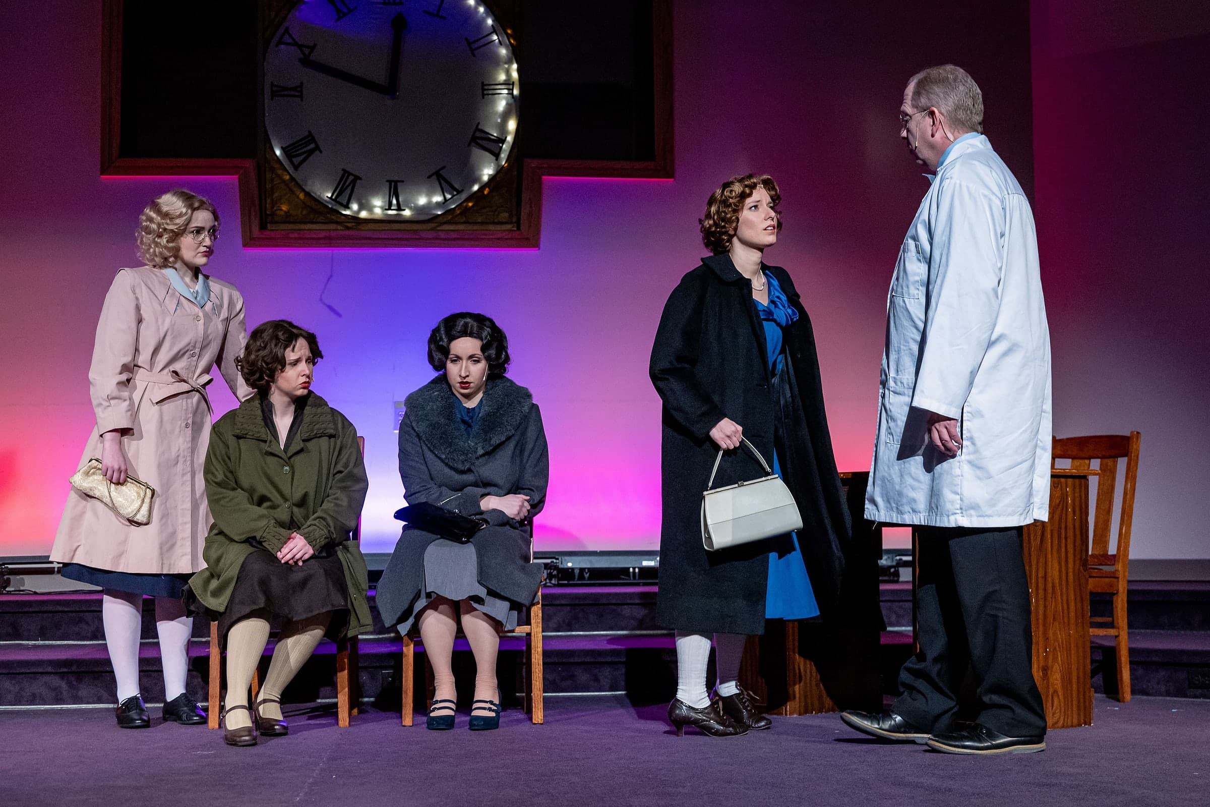 Actors performing in a past Alive Theatre production