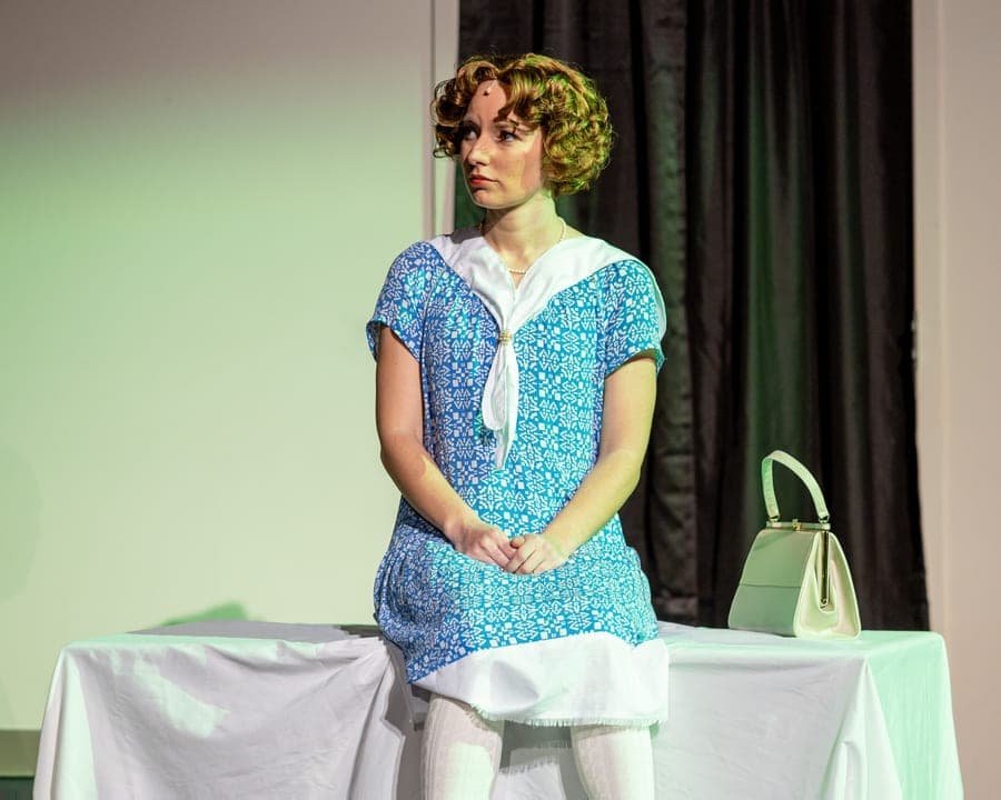 Performer in period costume