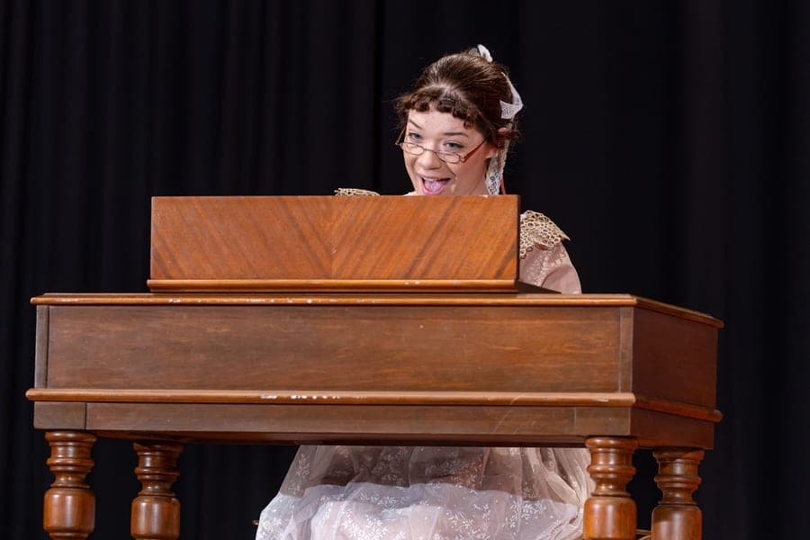 Pianist on stage